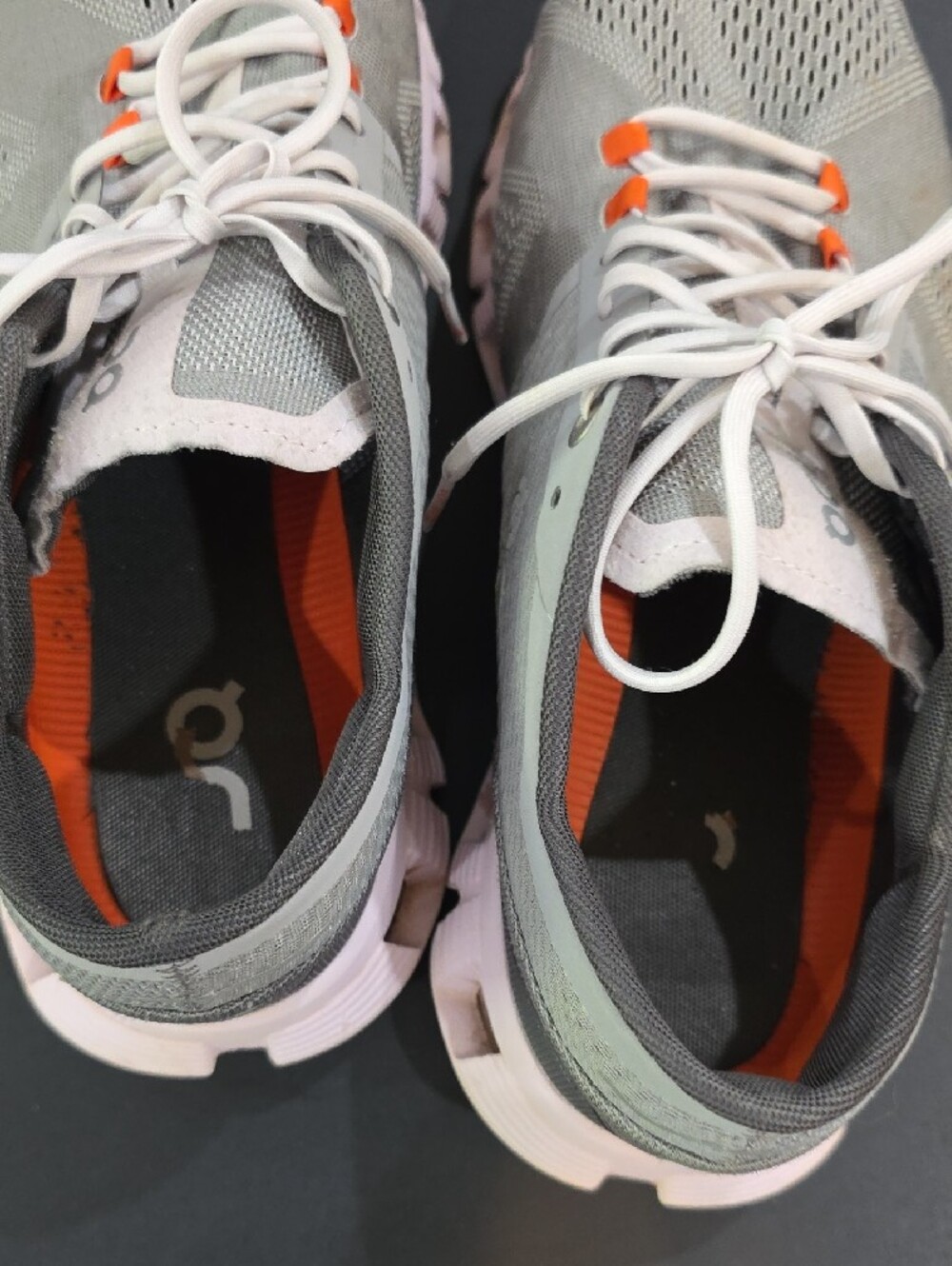 On Running Cloud X 2 Women's Athletic Shoes in Sage with Pink Accents Size 10 - Picture 4 of 13